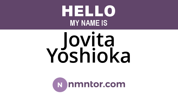 Jovita Yoshioka