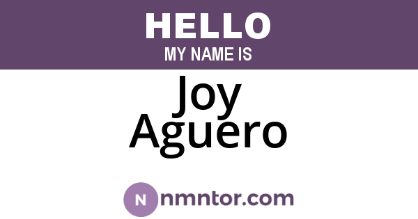 Joy Aguero
