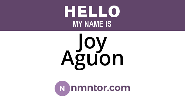 Joy Aguon