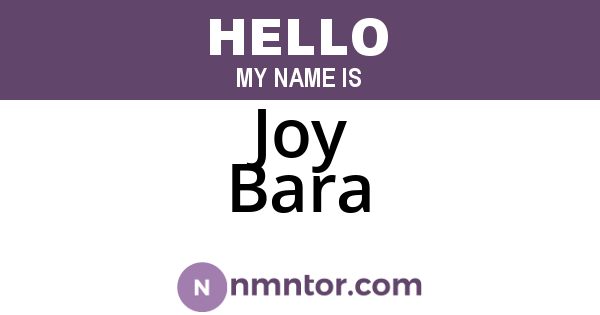 Joy Bara