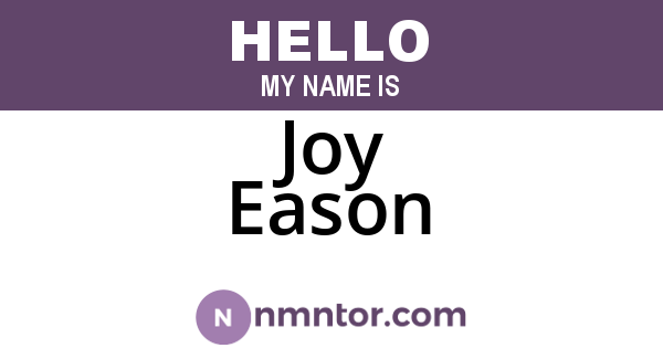 Joy Eason