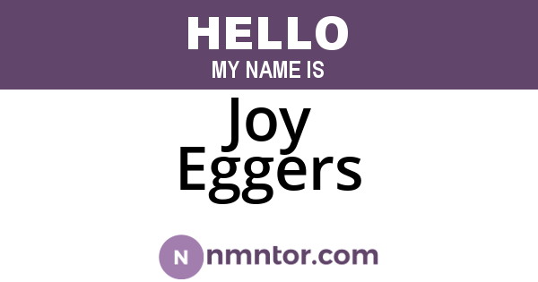 Joy Eggers