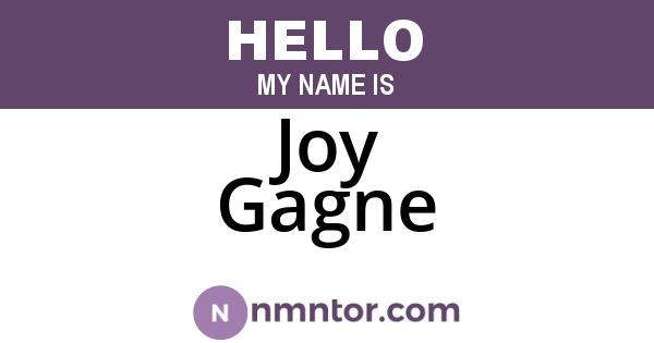 Joy Gagne