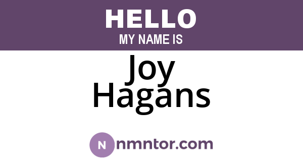 Joy Hagans