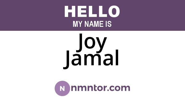 Joy Jamal