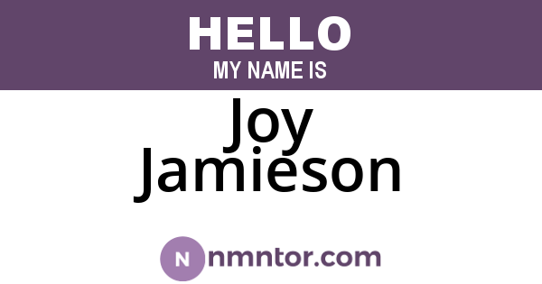 Joy Jamieson