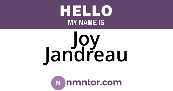 Joy Jandreau