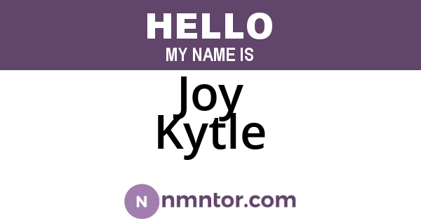 Joy Kytle