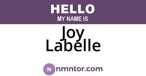 Joy Labelle