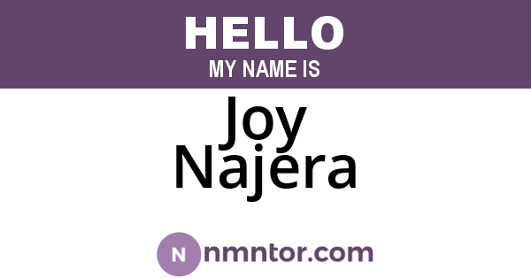 Joy Najera