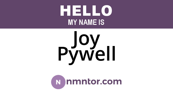 Joy Pywell