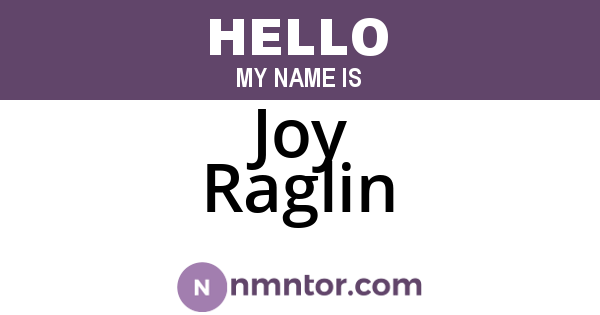Joy Raglin