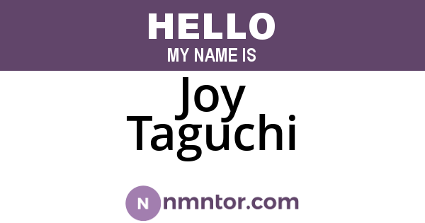 Joy Taguchi