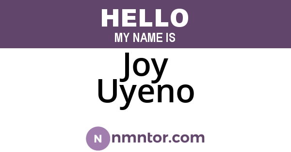 Joy Uyeno
