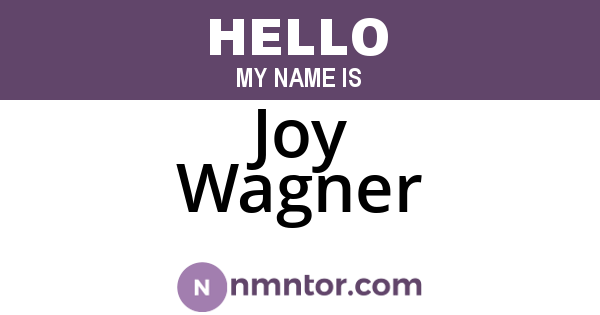 Joy Wagner