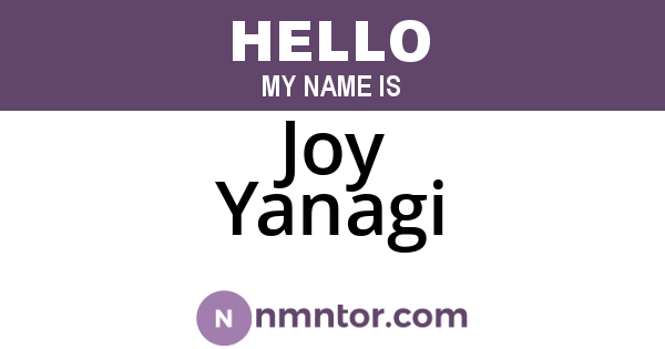 Joy Yanagi