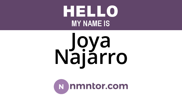Joya Najarro