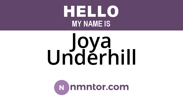 Joya Underhill