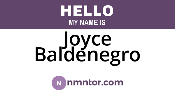 Joyce Baldenegro