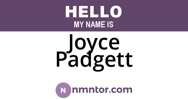 Joyce Padgett