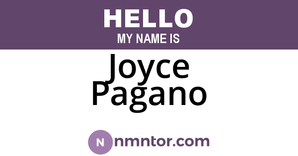 Joyce Pagano
