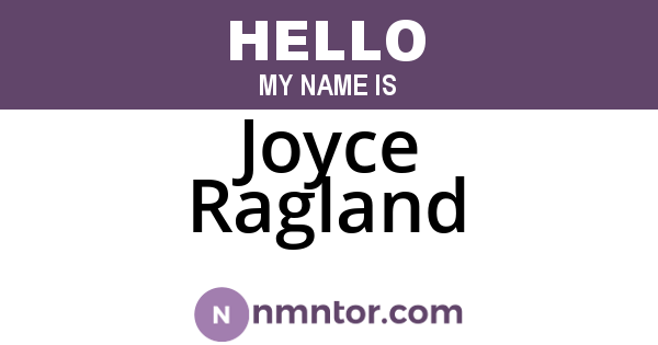 Joyce Ragland