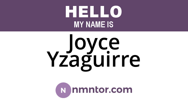 Joyce Yzaguirre
