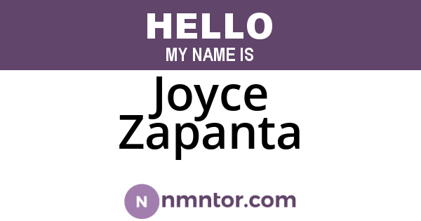 Joyce Zapanta