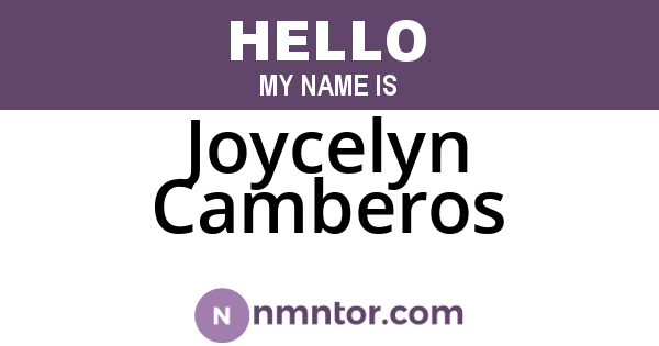 Joycelyn Camberos