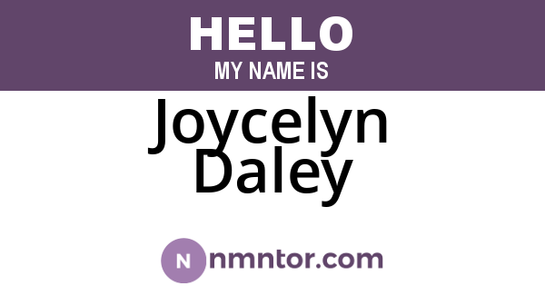 Joycelyn Daley