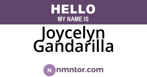 Joycelyn Gandarilla