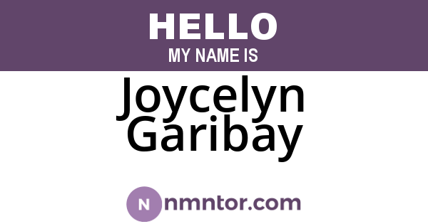 Joycelyn Garibay