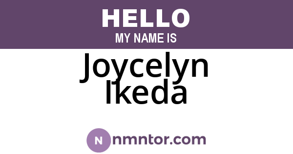 Joycelyn Ikeda