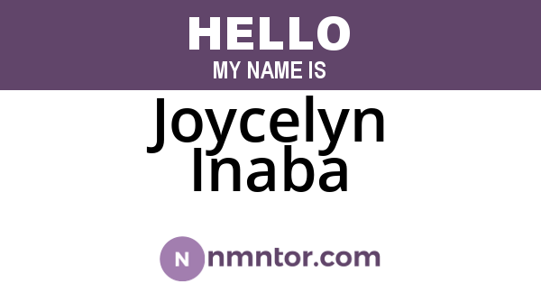 Joycelyn Inaba