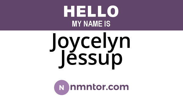 Joycelyn Jessup