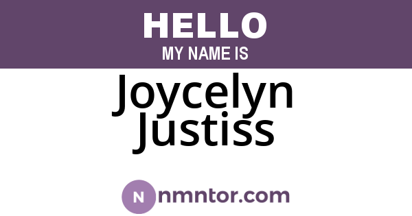 Joycelyn Justiss