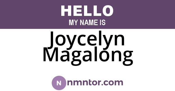 Joycelyn Magalong