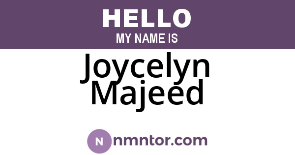 Joycelyn Majeed
