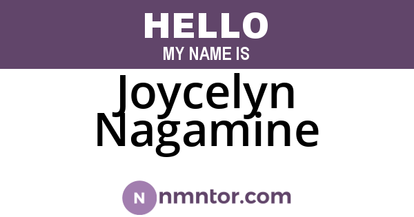 Joycelyn Nagamine