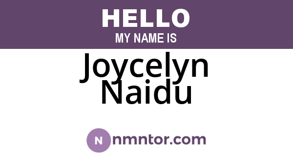 Joycelyn Naidu