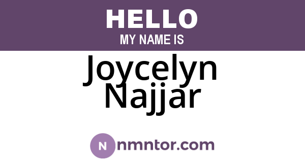 Joycelyn Najjar