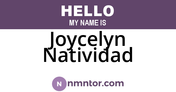 Joycelyn Natividad
