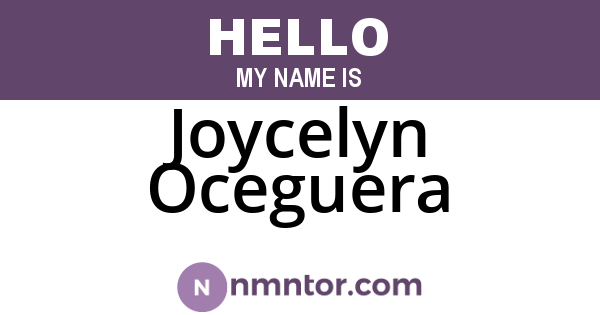 Joycelyn Oceguera