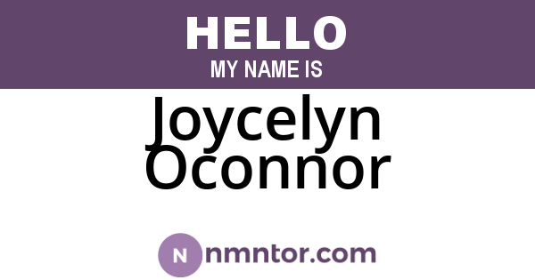 Joycelyn Oconnor