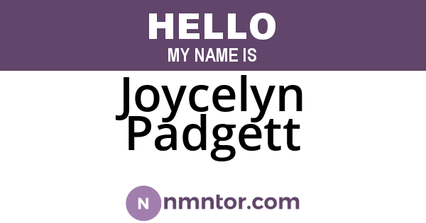 Joycelyn Padgett