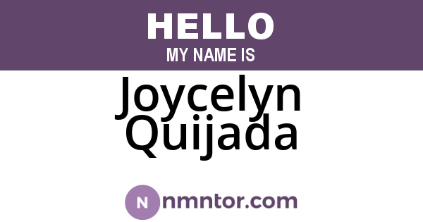 Joycelyn Quijada
