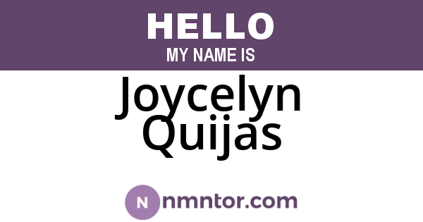 Joycelyn Quijas