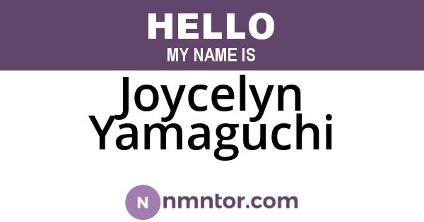 Joycelyn Yamaguchi