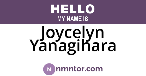 Joycelyn Yanagihara