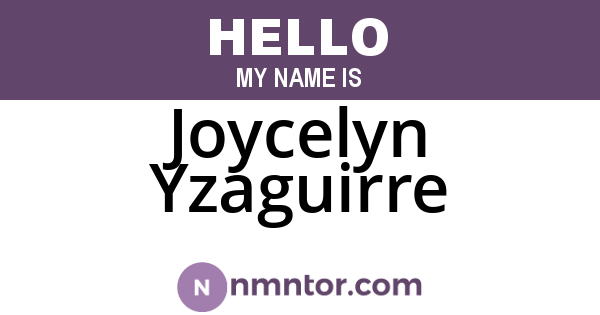 Joycelyn Yzaguirre